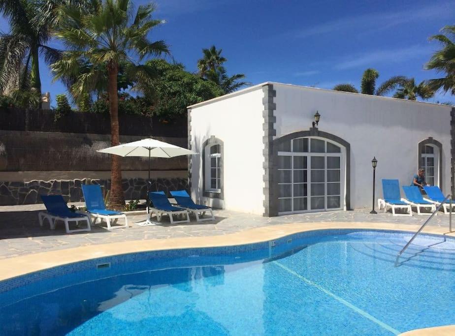 Lovely Villa - Pool Front, Private Roof Terrace, Wifi Fiber Optic Корралехо Екстер'єр фото